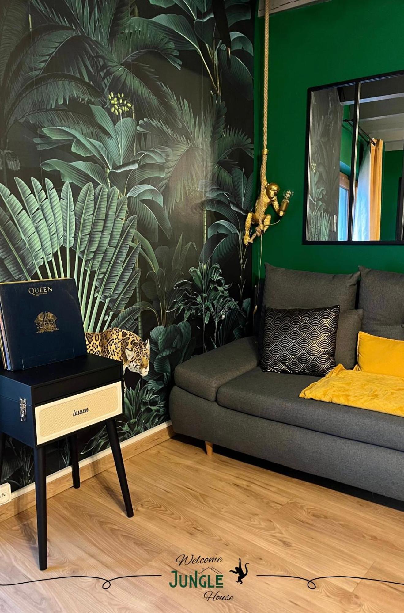 Maison "Jungle House" 90 M2 Billard, Retroprojecteur, Bar A Jeux , Vinyle, Wifi Fibre, Ideal Pro & Famille A 蒙布里松 外观 照片