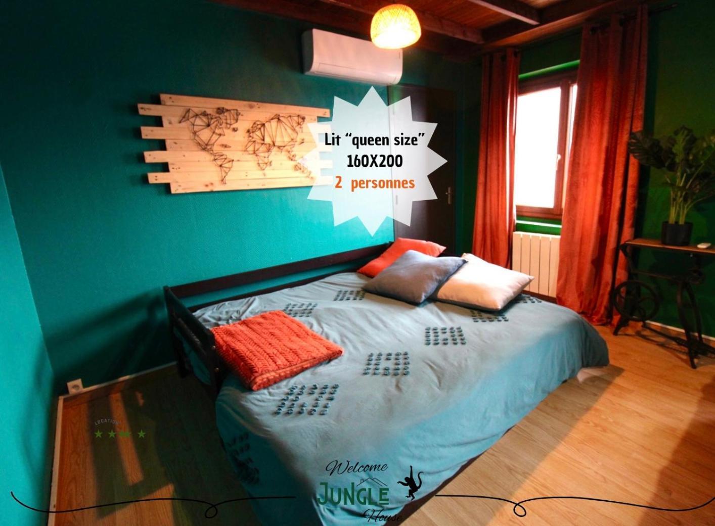 Maison "Jungle House" 90 M2 Billard, Retroprojecteur, Bar A Jeux , Vinyle, Wifi Fibre, Ideal Pro & Famille A 蒙布里松 外观 照片
