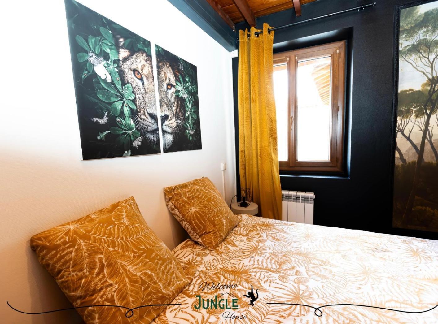 Maison "Jungle House" 90 M2 Billard, Retroprojecteur, Bar A Jeux , Vinyle, Wifi Fibre, Ideal Pro & Famille A 蒙布里松 外观 照片