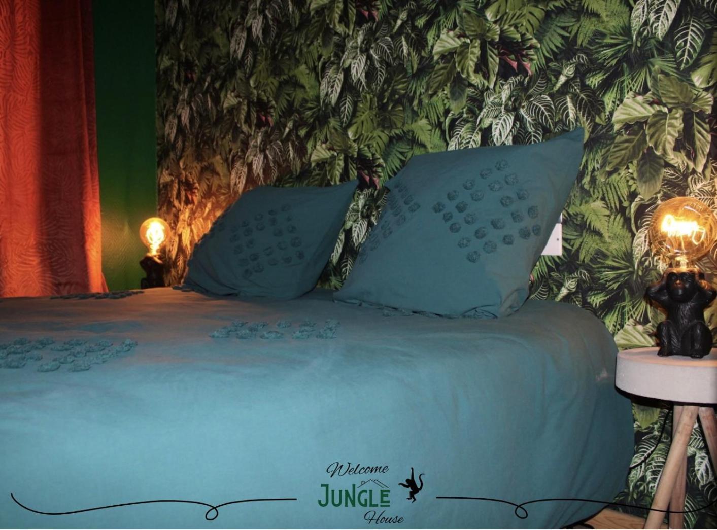 Maison "Jungle House" 90 M2 Billard, Retroprojecteur, Bar A Jeux , Vinyle, Wifi Fibre, Ideal Pro & Famille A 蒙布里松 外观 照片